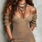 👗 LIMITED-TIME 50% OFF! ✨ Women's Off-Shoulder Bodycon Mini Dress – Deep V-Neck, Curve-Hugging, Breathable 🌟