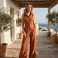 👗 LIMITED-TIME 50% OFF! ✨ Women's Sleeveless Button-Front Jumpsuit – Wide-Leg, Flowy, Effortless Chic 🌟