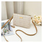 👜 LIMITED-TIME 50% OFF! 💥 Women's Woven Straw Shoulder Clutch Bag – Lightweight, Versatile, Metallic Accents ✨