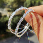💎 LIMITED-TIME 50% OFF! 💥 Women's Sparkling CZ Hoop Earrings – Micro-Paved, Exaggerated Hoop, 3 Colors ✨