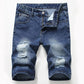 👖 LIMITED-TIME 50% OFF! 💥 Vintage Distressed Denim Shorts – Straight Slim Cut, Durable Hardware, Street Style ✨