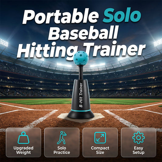 ⚾ LIMITED-TIME 50% OFF! 💥 Adjustable Baseball Hitting Trainer – Solo Practice, Portable, Ultra-Stable Base ✨
