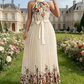 🌸 LIMITED-TIME 50% OFF! 💥 Sleeveless Halter Neck Floral Pleated Maxi Dress – Elegant, Flowy, Adjustable Waist ✨