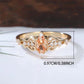 💍 LIMITED-TIME 50% OFF! 💥 Vintage Hollow Pattern Ring with Oval Rhinestone – Filigree Design, Champagne Sparkle ✨