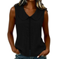 👚 LIMITED-TIME 50% OFF! 💥 Women's Elegant Summer Lace Trim Blouse – Sleeveless, Breathable, Lace Splicing ✨