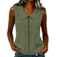 👚 LIMITED-TIME 50% OFF! 💥 Women's Elegant Summer Lace Trim Blouse – Sleeveless, Breathable, Lace Splicing ✨