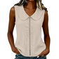 👚 LIMITED-TIME 50% OFF! 💥 Women's Elegant Summer Lace Trim Blouse – Sleeveless, Breathable, Lace Splicing ✨