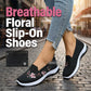 🌸 2026 Sale — Over 44,000 Sold! 👟 Women's Floral Embroidered Mesh Slip-On Shoes