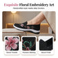 🌸 2026 Sale — Over 44,000 Sold! 👟 Women's Floral Embroidered Mesh Slip-On Shoes