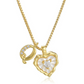 💎 LIMITED-TIME 50% OFF! 💥 Heart Shaped Letters Micro Pave Chain Necklace – Initial Pendant, Titanium Steel, Adjustable ✨