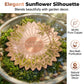 🐦 LIMITED-TIME 50% OFF! 💥 Pure Copper Bird Bath Purification Disk – 99.9% Copper, Crystal Clear Water, Sunflower Design ✨