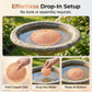 🐦 LIMITED-TIME 50% OFF! 💥 Pure Copper Bird Bath Purification Disk – 99.9% Copper, Crystal Clear Water, Sunflower Design ✨