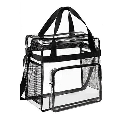 👜 LIMITED-TIME 50% OFF! 💥 Clear Tote Bag with Zipper – Stadium Approved, Spacious, Water-Resistant PVC ✨