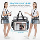 👜 LIMITED-TIME 50% OFF! 💥 Clear Tote Bag with Zipper – Stadium Approved, Spacious, Water-Resistant PVC ✨