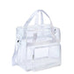 👜 LIMITED-TIME 50% OFF! 💥 Clear Tote Bag with Zipper – Stadium Approved, Spacious, Water-Resistant PVC ✨