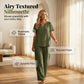 👕 LIMITED-TIME 50% OFF! 💥 Plus Size Women's Casual Long Sleeve Shirt & Loose Pants Set – Breathable, Crinkle Drape, Relaxed ✨