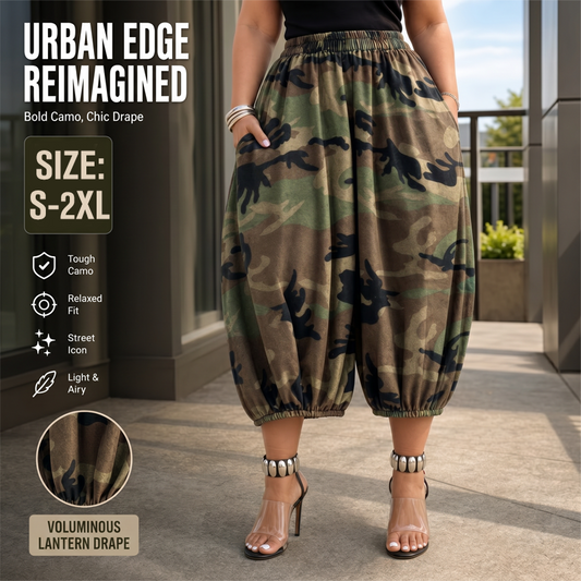 👖 LIMITED-TIME 50% OFF! 💥 Women's Summer Camouflage Cropped Pants – Breathable, Casual, Street-Ready ✨