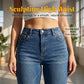 👖 LIMITED-TIME 50% OFF! 💥 Women's Stretch High Rise Capri Pants – Sculpting Waist, Flex Fabric, Cuffed Hem ✨