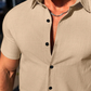 👕 LIMITED-TIME 50% OFF! 💥 Men's Casual Short Sleeve Shirt & Shorts Set – Button-Down Collar, Drawstring Waist, Breathable ✨