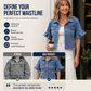 👖 LIMITED-TIME 50% OFF! 💥 Women's Summer Ruffled Sleeve Denim Jacket – Breezy, Feminine, Layering Essential ✨
