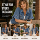 👖 LIMITED-TIME 50% OFF! 💥 Women's Summer Ruffled Sleeve Denim Jacket – Breezy, Feminine, Layering Essential ✨