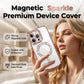📱 LIMITED-TIME 50% OFF! 💥 Electroplated Glitter Magnetic Phone Cover – Sparkle Ring, Rhinestone Lens Guard, Shock Armor ✨