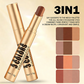 🌸 BUY 1 GET 1 FREE! ✨ 3-in-1 Gradient Eyeshadow Stick – Quick Application, Waterproof, Creamy Texture 💫