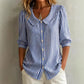👔 LIMITED-TIME 50% OFF! 💥 Summer Commuter Striped Button-Down Shirt – Featherlight, Breathable, Office-Ready ✨