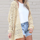 🧶 LIMITED-TIME 50% OFF! 💥 Women's V-Neck Hollow-Out Knit Cardigan – Breathable, Open-Front, Lightweight Layer ✨