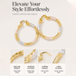 💫 LIMITED-TIME 50% OFF! 💥 Women's Elegant Twisted Hoop Earrings – Modern, Lightweight, Versatile ✨