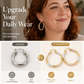 💫 LIMITED-TIME 50% OFF! 💥 Women's Elegant Twisted Hoop Earrings – Modern, Lightweight, Versatile ✨