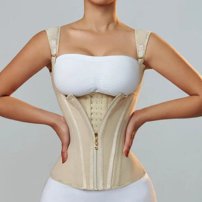 👙 LIMITED-TIME 50% OFF! 💥 Women's Waist Cincher Tank Top – Firm Tummy Control, Push-Up Bust, Postpartum Recovery ✨