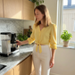 👚 LIMITED-TIME 50% OFF! 💥 Women's Elegant V-Neck Tie-Waist Top – Adjustable Waist, Long Sleeves, Soft Fabric ✨