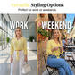 👚 LIMITED-TIME 50% OFF! 💥 Women's Elegant V-Neck Tie-Waist Top – Adjustable Waist, Long Sleeves, Soft Fabric ✨