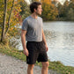 🏃 LIMITED-TIME 50% OFF! 💥 Men's Quick Dry Sports Shorts – Zipper Pockets, Elastic Waist, Reflective Details ✨
