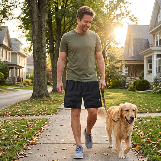 🏃 LIMITED-TIME 50% OFF! 💥 Men's Quick Dry Sports Shorts – Zipper Pockets, Elastic Waist, Reflective Details ✨