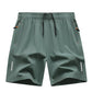 🏃 LIMITED-TIME 50% OFF! 💥 Men's Quick Dry Sports Shorts – Zipper Pockets, Elastic Waist, Reflective Details ✨