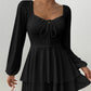 👗 LIMITED-TIME 50% OFF! 💥 Women's Sweetheart Neckline Skort Dress – Built-in Shorts, Open Back, Tiered Ruffle ✨