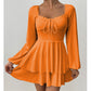 👗 LIMITED-TIME 50% OFF! 💥 Women's Sweetheart Neckline Skort Dress – Built-in Shorts, Open Back, Tiered Ruffle ✨