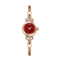 ⌚ LIMITED-TIME 50% OFF! 💥 Elegant Women's Bracelet Watch – Gold Tone, Pearlescent Dial, Braided Mesh Strap ✨