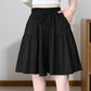 👖 LIMITED-TIME 50% OFF! 💥 Women High Waist Skirt Pants Wide Leg Ruffle Culottes – A-Line, Side Pockets, Elastic Waist ✨