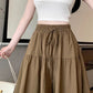 👖 LIMITED-TIME 50% OFF! 💥 Women High Waist Skirt Pants Wide Leg Ruffle Culottes – A-Line, Side Pockets, Elastic Waist ✨