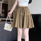 👖 LIMITED-TIME 50% OFF! 💥 Women High Waist Skirt Pants Wide Leg Ruffle Culottes – A-Line, Side Pockets, Elastic Waist ✨