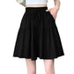 👖 LIMITED-TIME 50% OFF! 💥 Women High Waist Skirt Pants Wide Leg Ruffle Culottes – A-Line, Side Pockets, Elastic Waist ✨