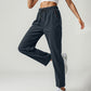 👖 LIMITED-TIME 50% OFF! 💥 Women's Lightweight High Waist Athletic Pants – Zipper Pockets, Straight Leg, Breathable ✨