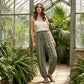 👖 LIMITED-TIME 50% OFF! 💥 Women's Smocked High Waist Printed Lantern Pants – Flowy, Breathable, Boho Style ✨