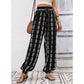 👖 LIMITED-TIME 50% OFF! 💥 Women's Smocked High Waist Printed Lantern Pants – Flowy, Breathable, Boho Style ✨