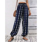 👖 LIMITED-TIME 50% OFF! 💥 Women's Smocked High Waist Printed Lantern Pants – Flowy, Breathable, Boho Style ✨