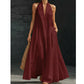 👗 LIMITED-TIME 50% OFF! 💥 Elegant Summer Casual Halter Maxi Dress – Deep V-Neck, A-Line, Hidden Pockets ✨