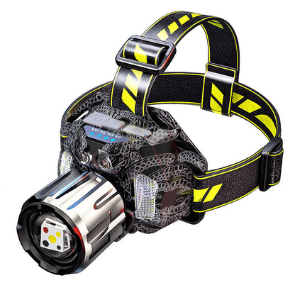 💡 LIMITED-TIME 50% OFF! 💥 Rechargeable Multi-Light LED Headlamp – 5 Colors, Motion Sensor, UV & Fishing Mode ✨
